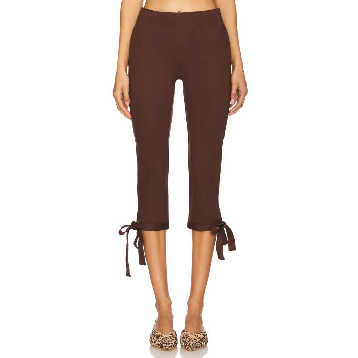 Miaou 【 Emma Capri Women Chocolate 】 レディース