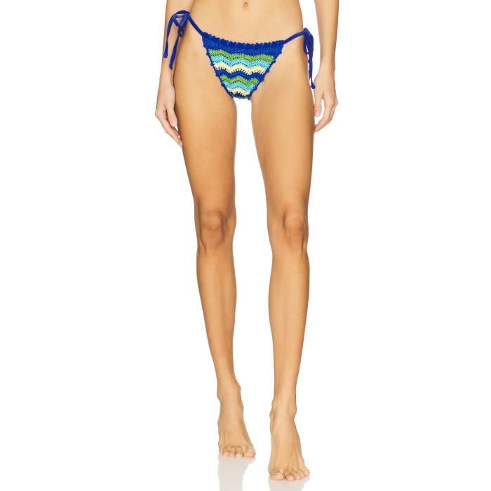 Capittana 【 Cuba Bikini Bottom Women Blue Yellow 】 ズボン ボトムス レディース 青み 青色 yellow 黄味がかった・黄色