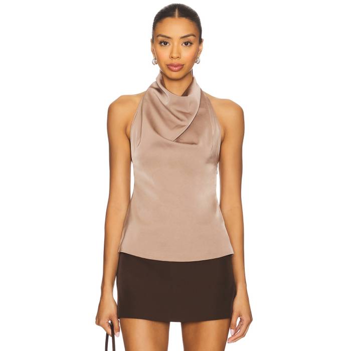 All The Ways 【 Beth Halter Top Women Mocha 】 レディースファッション トップス その他 レディース