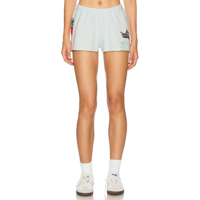 Boys Lie 【 Ask Me If I Care Kimmy Shorts Women Blue 】 さる股引き レディース 青味 青み