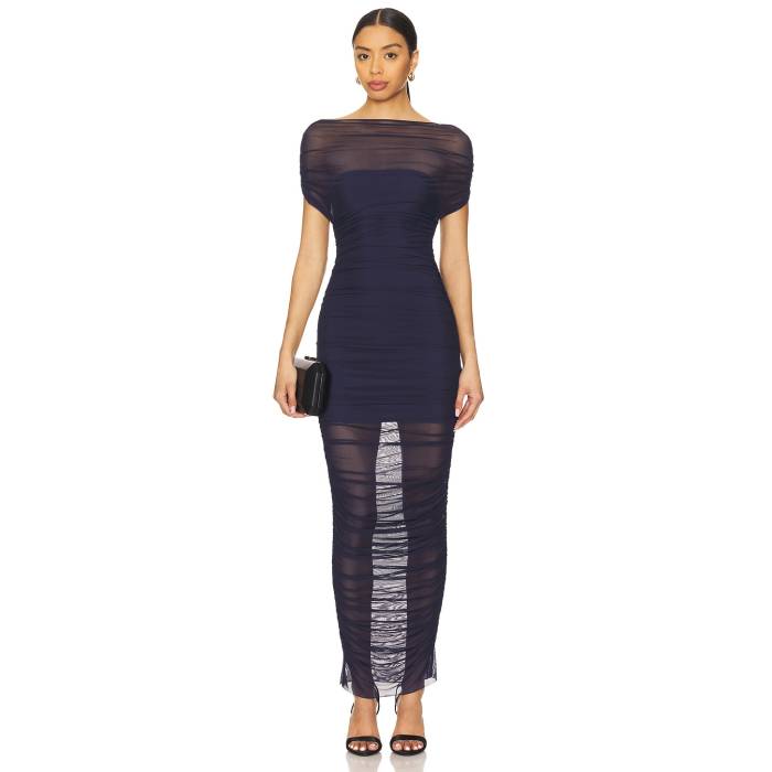 Ser.o.ya 【 Noel Midi Dress Women Sapphire 】 お召しもの レディース