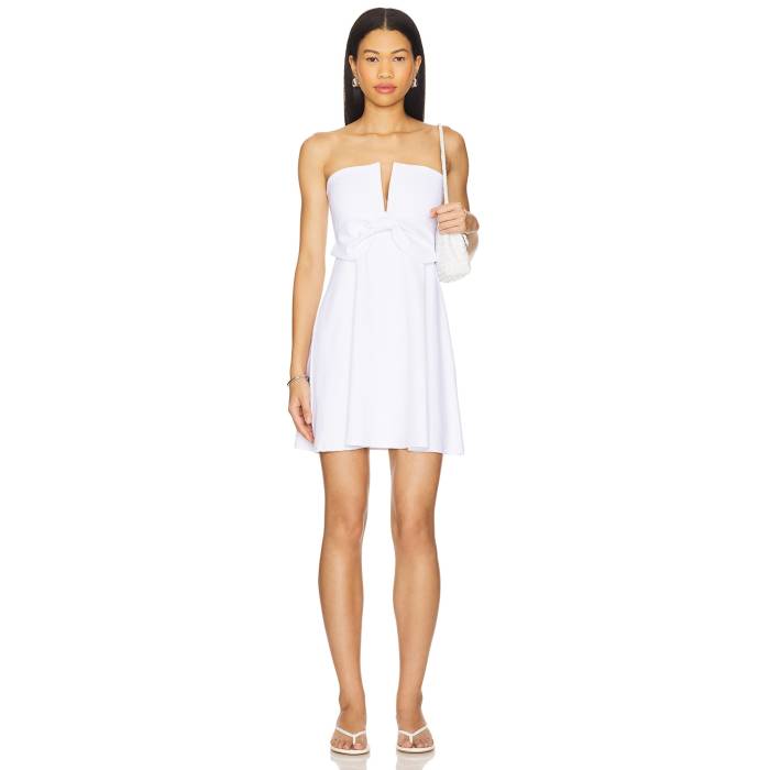スサナモナコ Susana Monaco 【 V Wire Bow Dress Women Sugar 】 お召しもの レディース