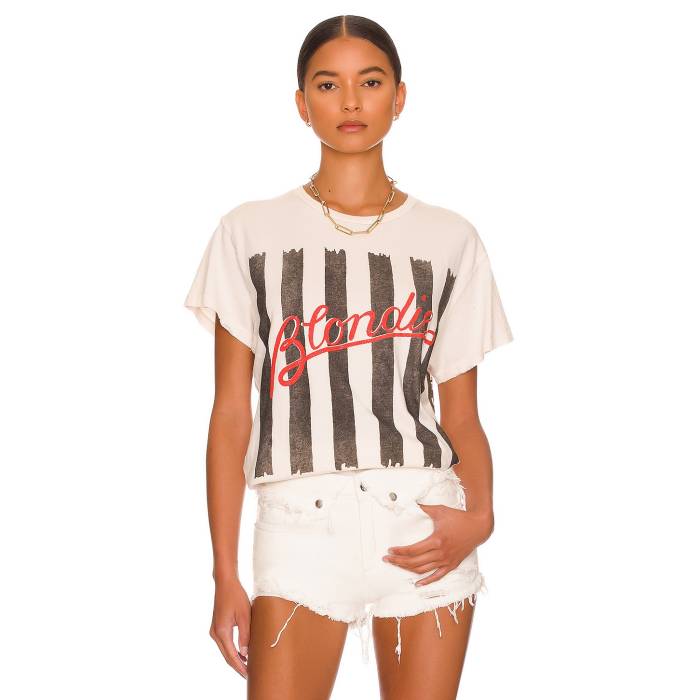 Madeworn 【 Blondie 1978 Tee Women Vintage White 】 Tシャツ レディースファッション トップス Tシャツ カットソー レディース vintage ビンテージ・ヴィンテージ 白色 ホワイト