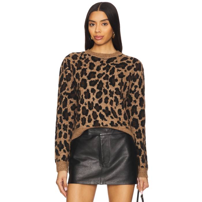 Lovers And Friends 【 Ava Sweater Women Leopard 】 トレーナー レディースファッション トップス ニット セーター セーター レディース ヒョウ柄 レオパード