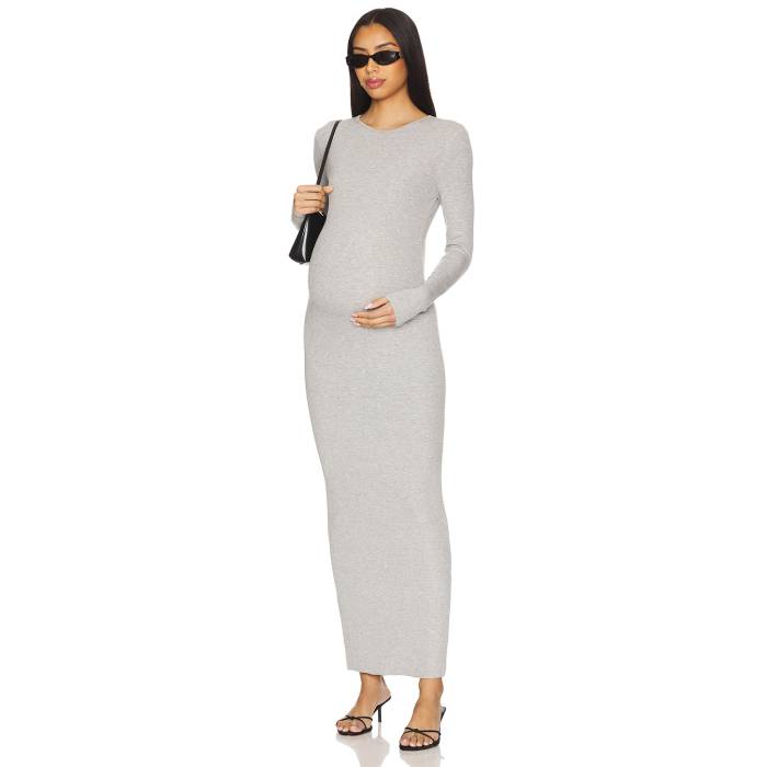 Bumpsuit 【 Soft Rib Maxi Dress Women Heather Grey 】 ドレス レディース heather ヘザー 灰色 グレー|スニケス