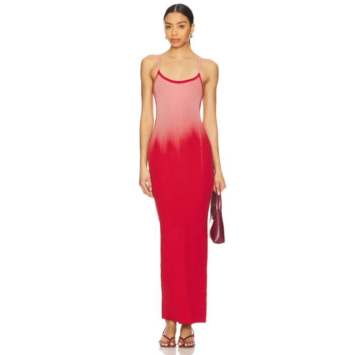 Cotton Citizen 【 Verona Spaghetti Maxi Dress Women Crimson Cast 】 ドレス レディースファッション ドレス レディース クリムゾン