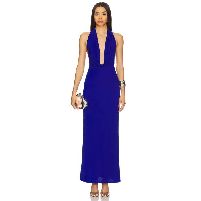 Bec + Bridge 【 Nessie Cowl Maxi Dress Women Ultramarine Blue 】 お召しもの レディース 青み 青色