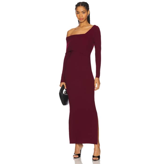 Line \u0026 Dot 【 Sylvie Maxi Dress Women Crimson 】 シルビア ドレス レディース クリムゾン