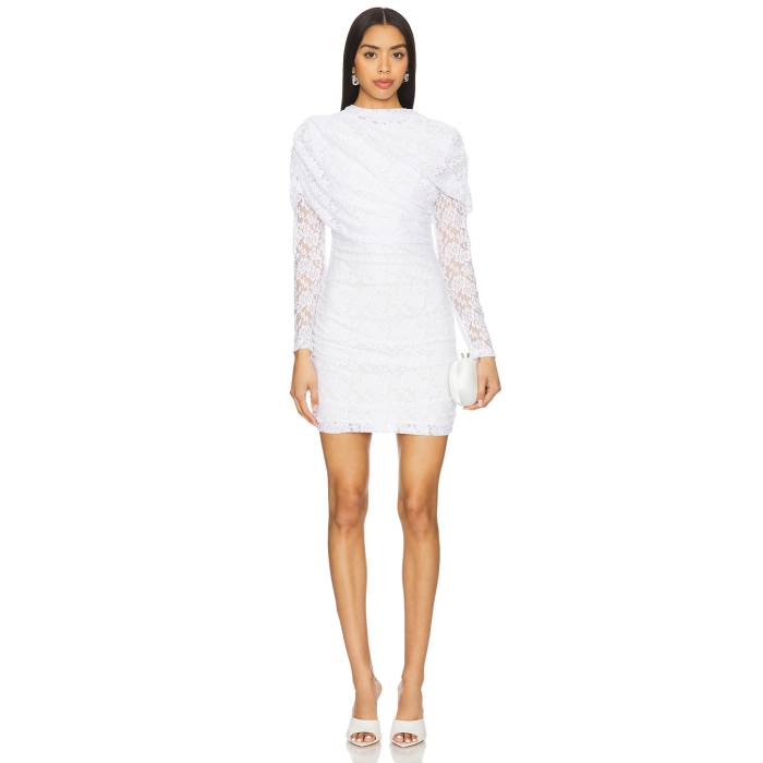 アマンダアプリチャード Amanda Uprichard 【 Greeley Lace Dress Women White 】 ドレス レディースファッション ドレス レディース 白色 ホワイト