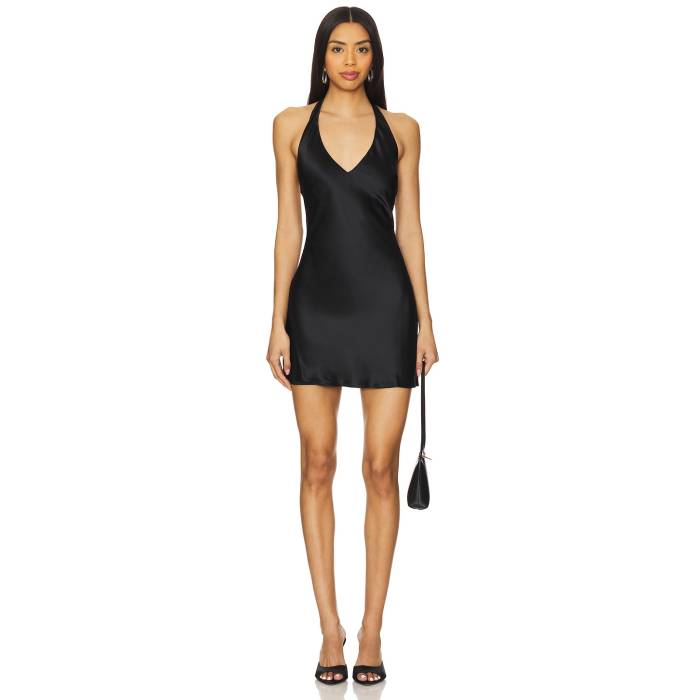 アマンダアプリチャード Amanda Uprichard 【 Bondi Dress Women Black 】 お召しもの レディース 黒いこと 黒いこと ドレス-レディースファッション
