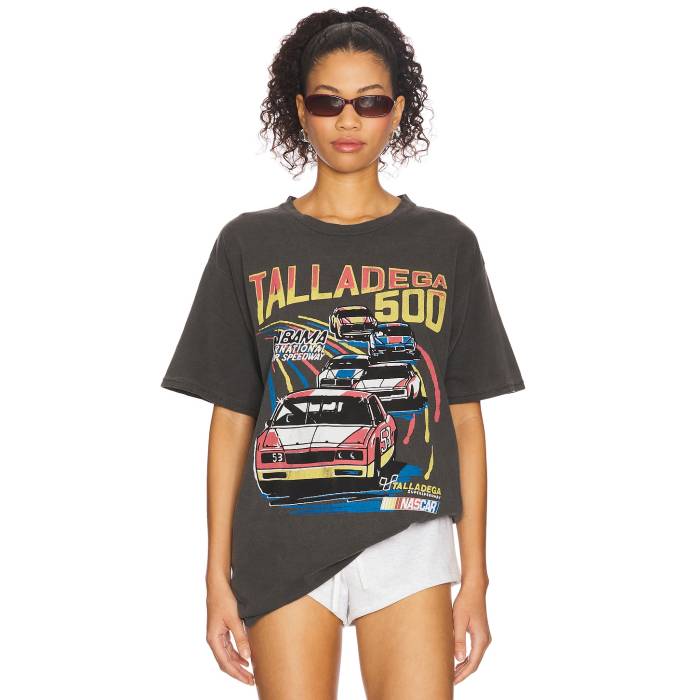 ジャンクフード Junk Food 【 Talladega 500 Tee Unisex Vintage Black 】 Tシャツ レディースファッション トップス Tシャツ カットソー ユニセックス vintage ビンテージ・ヴィンテージ 黒色 ブラック