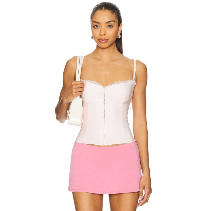 Bella Venice 【 The Caroline Corset Women Pink 】 レディースファッション トップス その他 レディース pink ピンク
