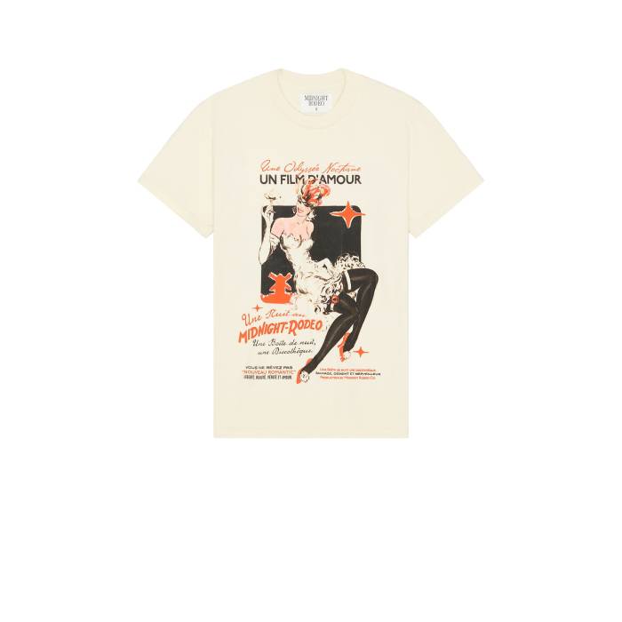 Midnight Rodeo 【 Montmarte Tee Men Antique White 】 Tシャツ メンズファッション トップス Tシャツ カットソー メンズ 白色 ホワイト