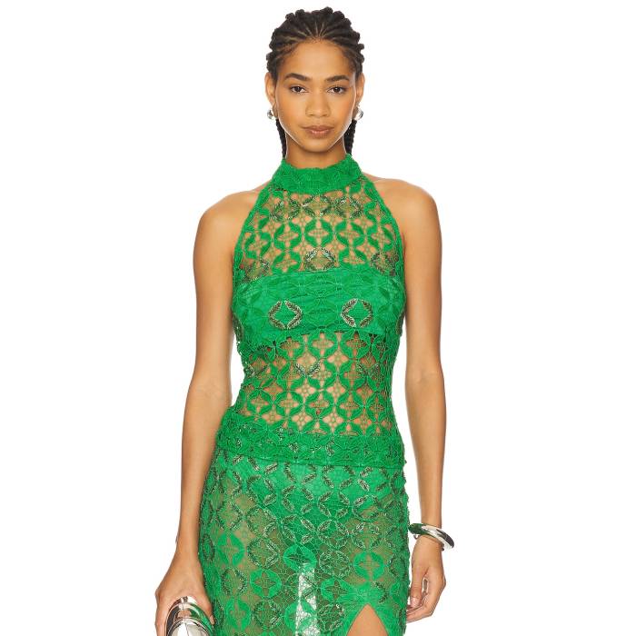 La Fuori 【 Mossy Meadow Halter Top Women Moss 】 レディース