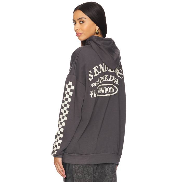 Sendero Provisions Co. 【 Sendero Speedway Hoodie Women Vintage Black 】 フーディー パーカー レディース vintage ビンテージ・ヴィンテージ 黒いこと 黒いこと