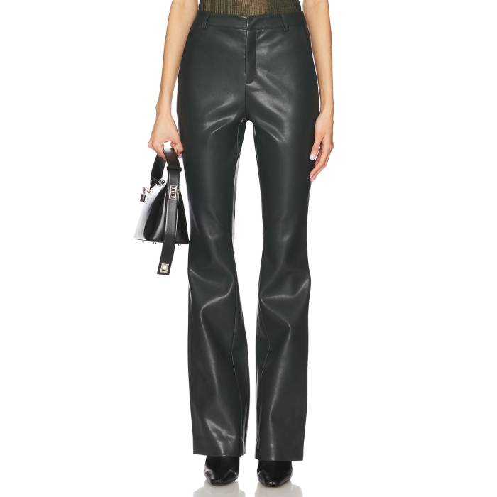 Ser.o.ya 【 Ronja Faux Leather Trouser Women Forest Green 】 レザー レディース フォレスト green 緑・グリーン|スニケス