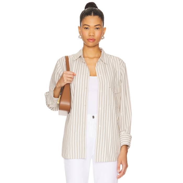 シチズンズオブヒューマニティ Citizens Of Humanity 【 Shay Shirt Women Albi Stripe 】 レディース Stripe ストライプ｜スニケス