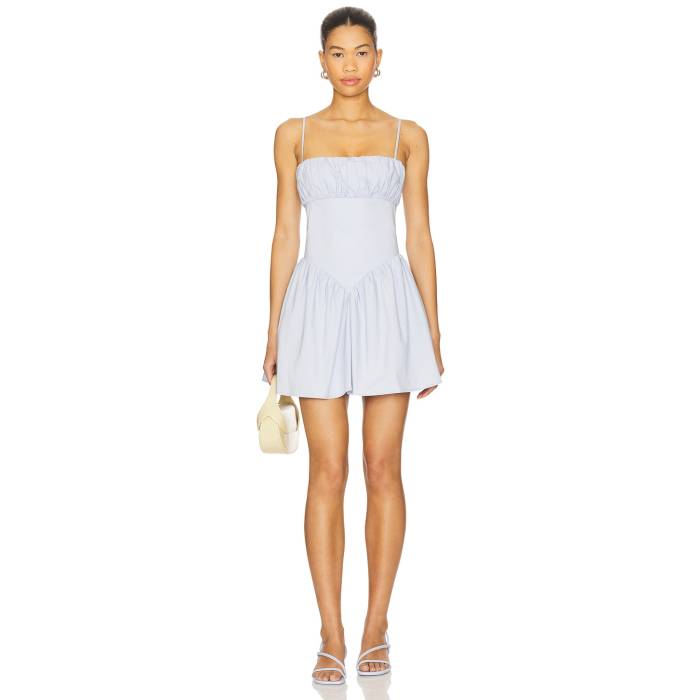 Majorelle 【 Austin Mini Dress Women Dusty Blue 】 オースティン お召しもの レディース 青み 青色