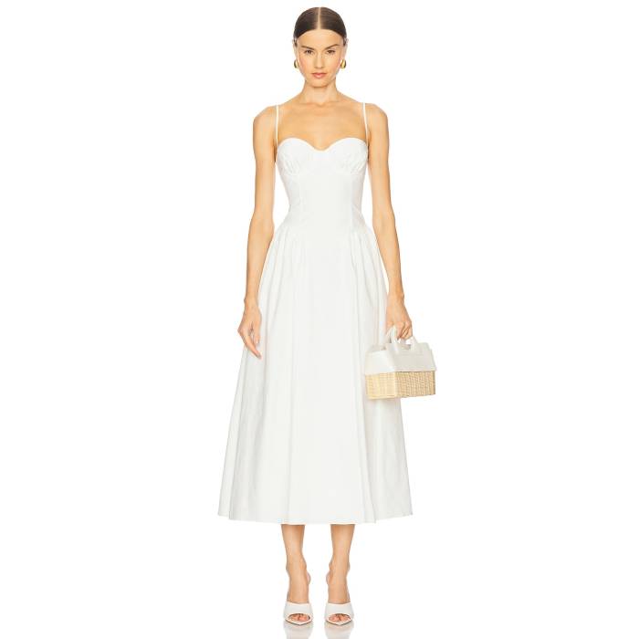 Majorelle 【 Serena Midi Dress Women White 】 ドレス レディースファッション ドレス レディース 白色 ホワイト