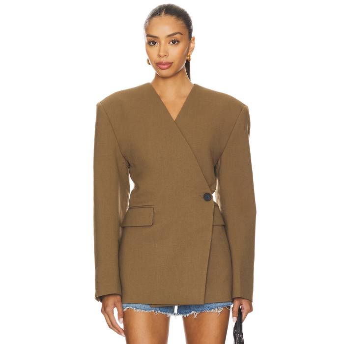 Eaves 【 Naama Blazer Women Olive Green 】 ブレイザー レディースファッション コート ジャケット レディース olive オリーブ green 緑・グリーン 45,900円