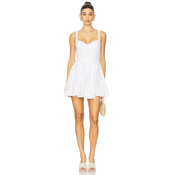 Charo Ruiz Ibiza 【 Birdie Short Dress Women Ivory Nel?M 】 ドレス レディースファッション ドレス レディース アイボリー