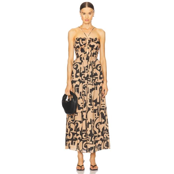 レイルズ Rails 【 Silvia Midi Dress Women Santorini Sand 】 ドレス レディースファッション ドレス レディース 砂色・サンド