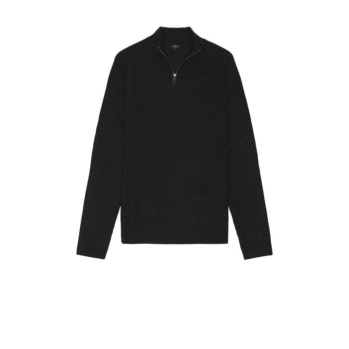 レイルズ Rails 【 Stark Half Zip Sweater Men Cast Iron 】 ハーフ トレーナー メンズファッション トップス ニット セーター メンズ