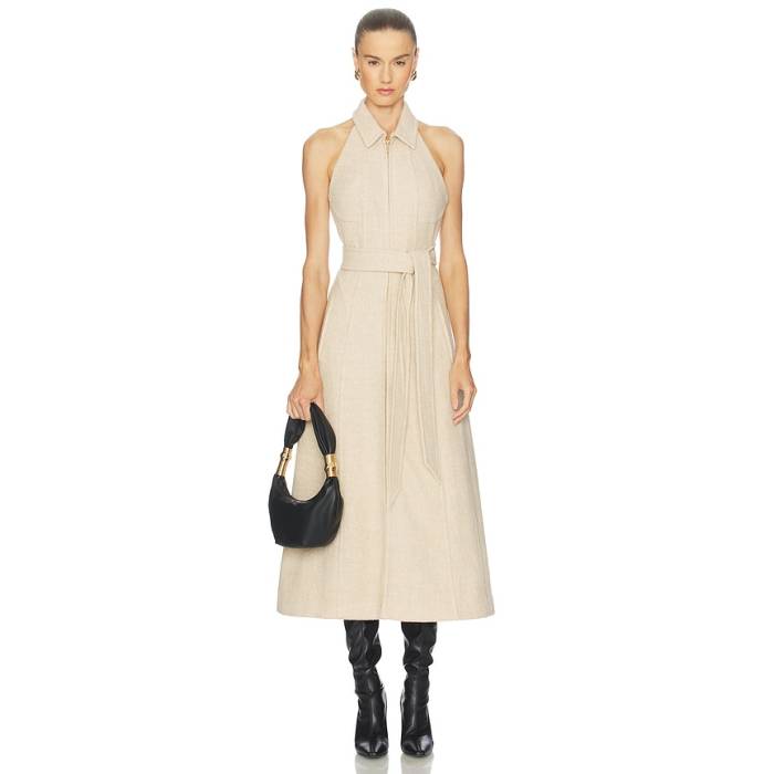 Cult Gaia 【 Regnier Dress Women Oatmeal 】 御召しもの レディース