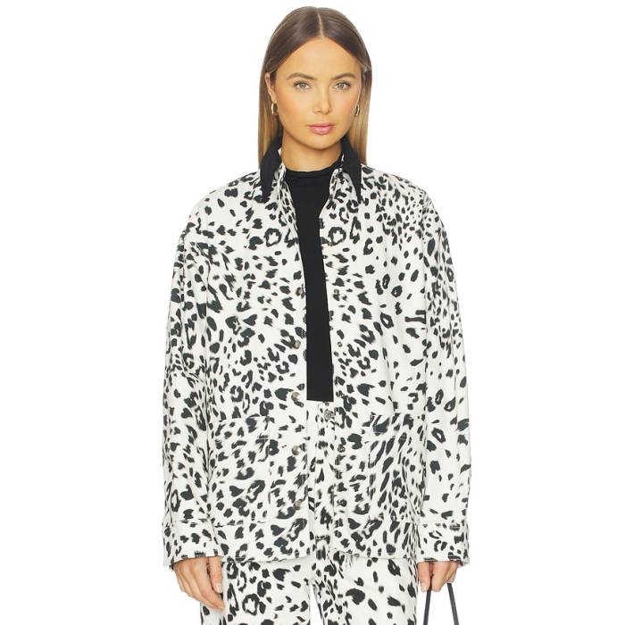 Des Phemmes 【 Workwear Shirt Women Creme \u0026Amp; Noir 】 レディース
