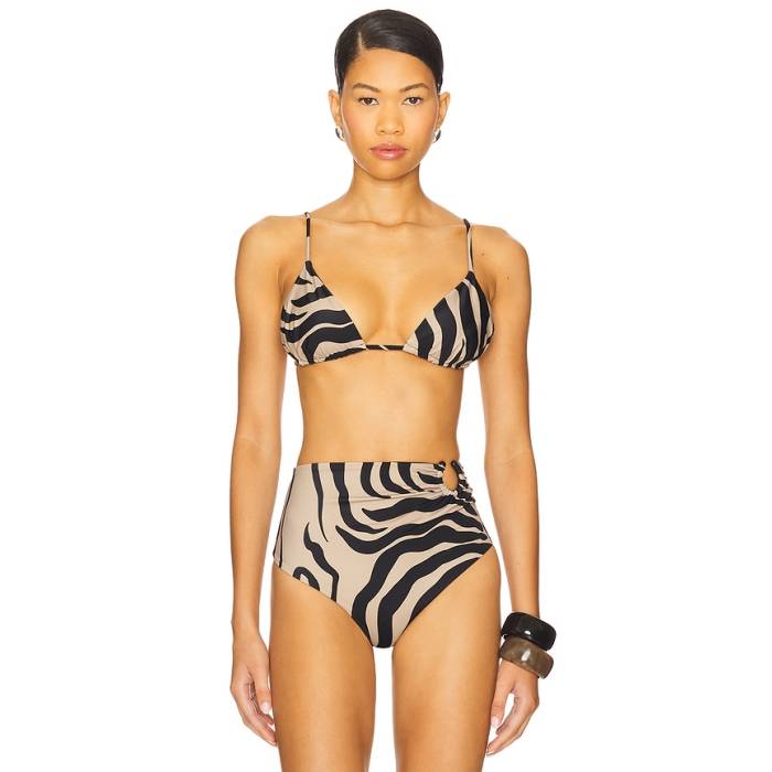 Johanna Ortiz 【 Konibo Bikini Top Women Sand \u0026Amp; Black 】 レディース 砂色・沙子 黒いこと 黒いこと
