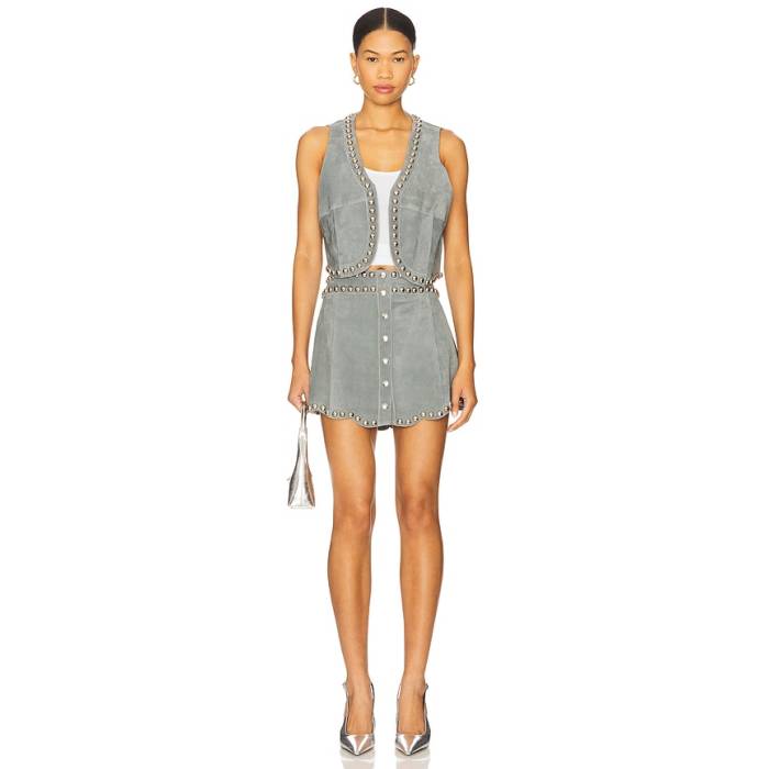 Understated Leather 【 X Revolve X Revolve Girl Like You Set Women Grey 】 レディース 薄墨色 薄墨色