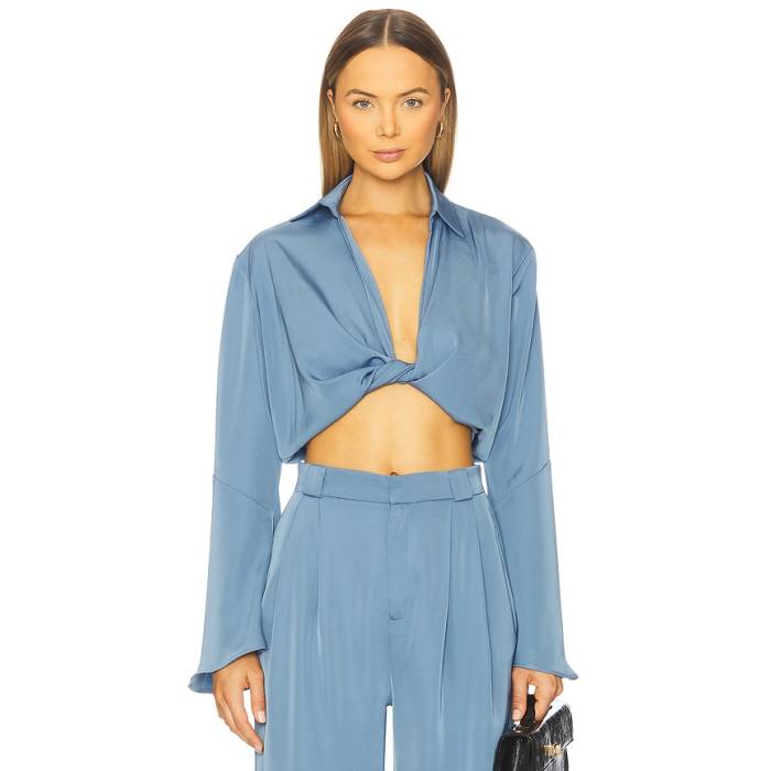 Nonchalant Label 【 Lucia Top Women Azur 】 レディース