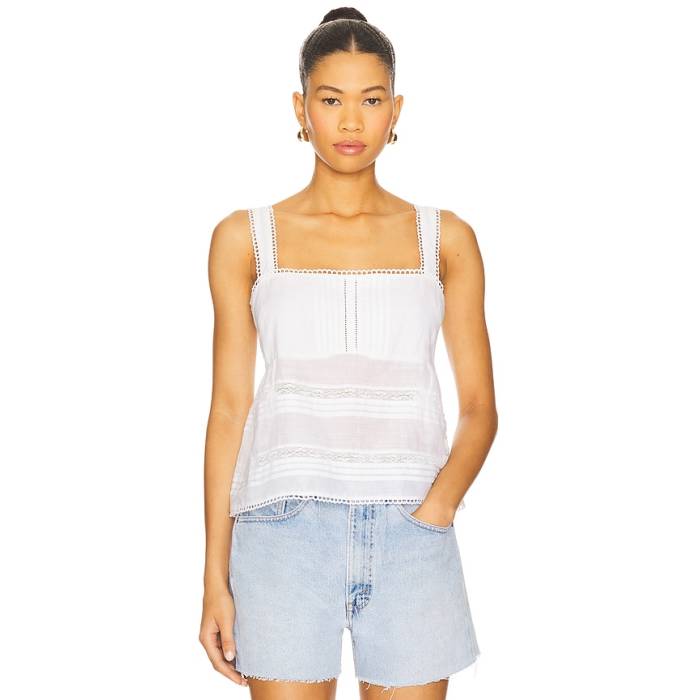 ラグアンドボーン Rag \u0026 Bone 【 Viviana Tank Top Women White 】 貯蔵タンクとっ始め レディース 白いこと 白いこと