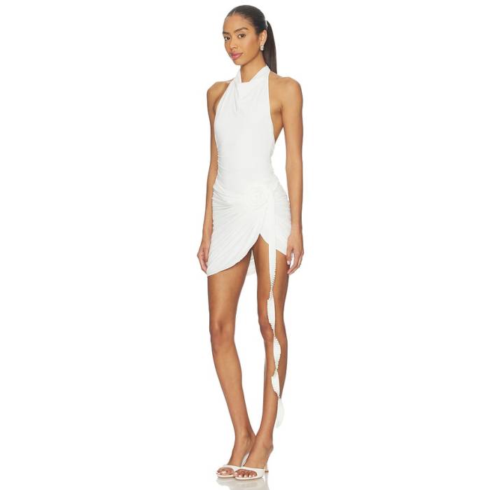 Bec + Bridge 【 Viola Spiral Mini Dress Women White 】 御召しもの レディース 白いこと 白いこと