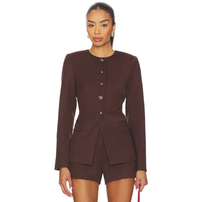 Astr The Label 【 Bellmere Jacket Women Brown 】 Jacket 上衣 レディース 赤銅色 赤銅色