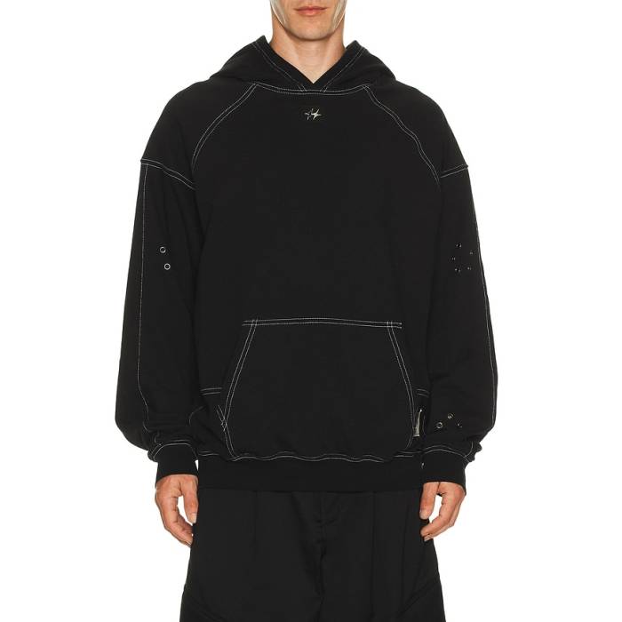 Uprisers 【 Uprs Floral Eyelet Hoodie Men Black 】 フーディー パーカー メンズ 黒色 ブラック|スニケス