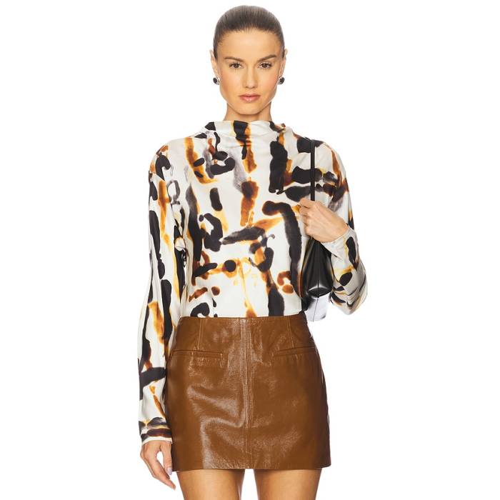 エーエルシー A.l.c. 【 Georgia Top Women Black \u0026Amp; Camel 】 ジョージア レディース 黒いこと 黒いこと camel 駱駝