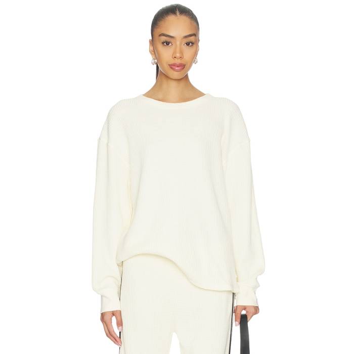 Donni. 【 The Thermal Crewneck Women Cream 】 レディース 皮膚軟化剤