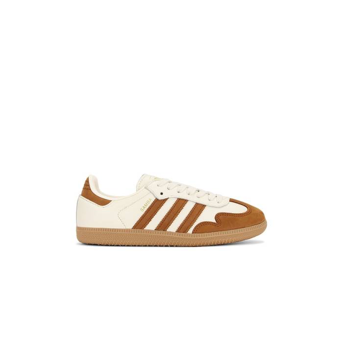 アディダス Adidas Originals 【 Samba Og Sneaker Women Wonder White, Dusky Bronze \u0026Amp; Gold Metallic 】 サンバ 靴 スニーカー レディース 銅・ブロンズ ゴールド