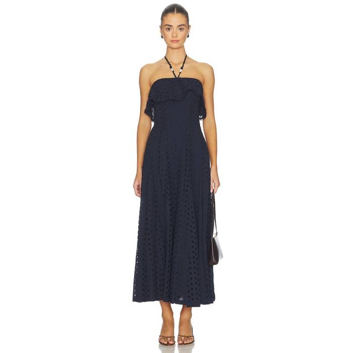 Heartloom 【 Feli Dress Women Indigo 】 お召しもの レディース 藍色・インディゴ レディースファッション-ドレス