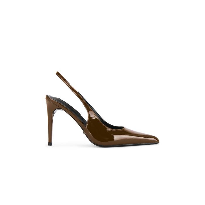 トニービアンコ Tony Bianco 【 Charlotte Slingback Pump Women Mocha Patent 】 シャーロット 揚水機 レディース 専売特許