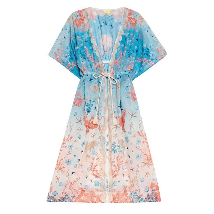 Agua Bendita 【 Salma Sereia Dress Girls Multicolor 】 御召しもの お坊っちゃん キッズ