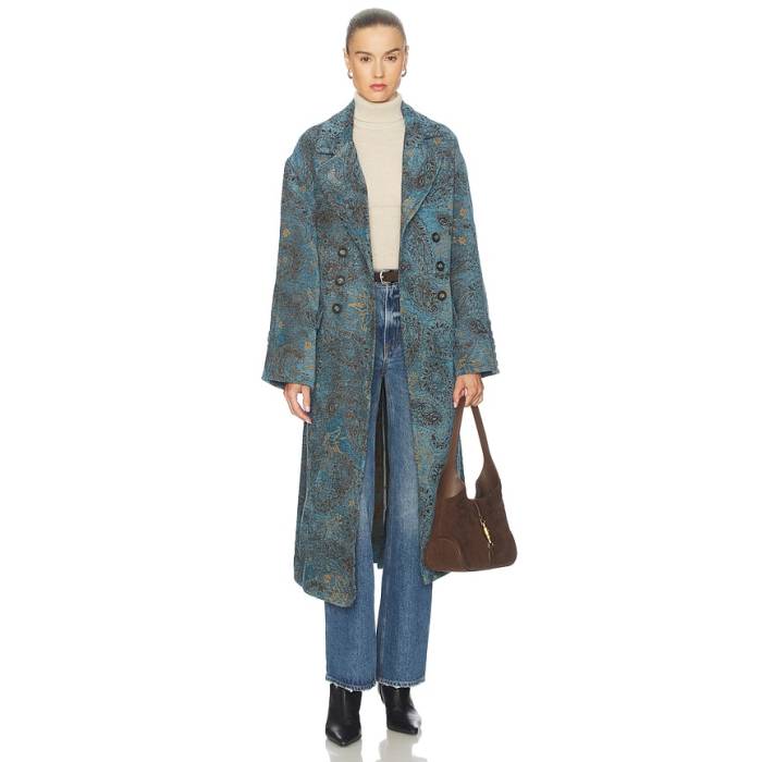 フリーピープル Free People 【 Micah Duster Women Blue Paisly 】 レディース 青色 ブルー|スニケス