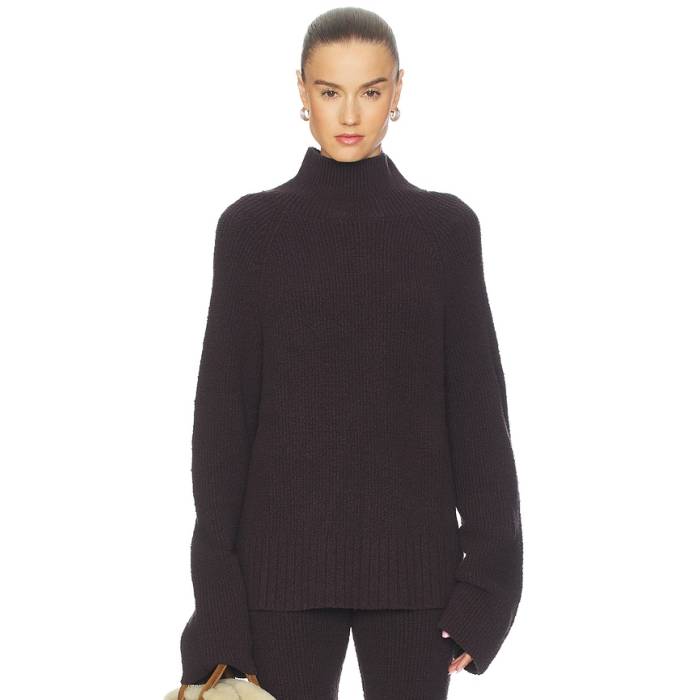 Camila Coelho 【 Nika Sweater Women Chocolate Brown 】 調教師 レディース 赤銅色 赤銅色