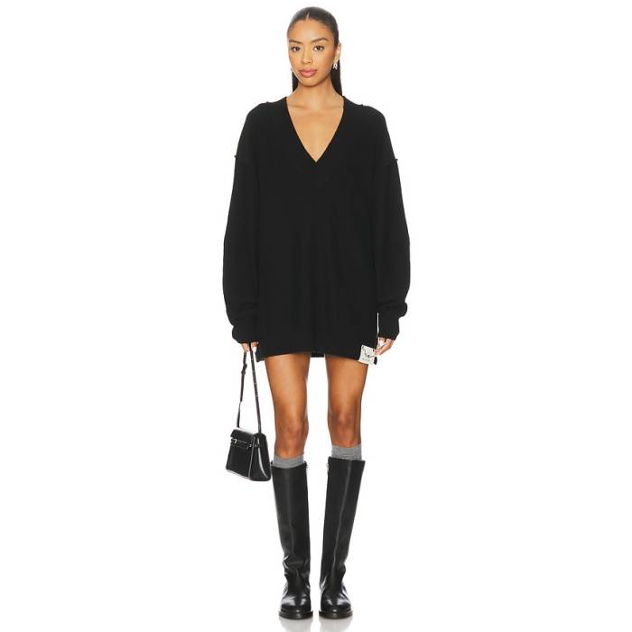フリーピープル Free People 【 X We The Free Chelsea V Neck Tunic In Black Magic Women Black Magic 】 無償性 黒いこと 黒いこと 神通力 レディース 黒いこと 黒いこと 神通力