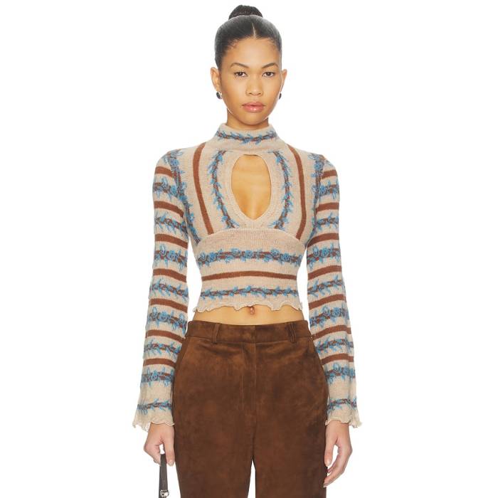 フリーピープル Free People 【 X Revolve Bali Brooke Sweater Women Brushed Wicket 】 調教師 レディース