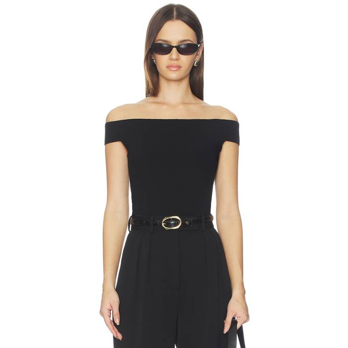 Simkhai 【 Dalton Top Women Black 】 レディース 黒いこと 黒いこと