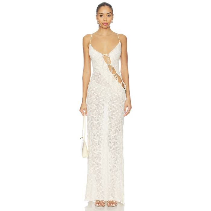 ライオネス Lioness 【 About A Girl Maxi Dress Women Cream 】 御召しもの レディース 皮膚軟化剤