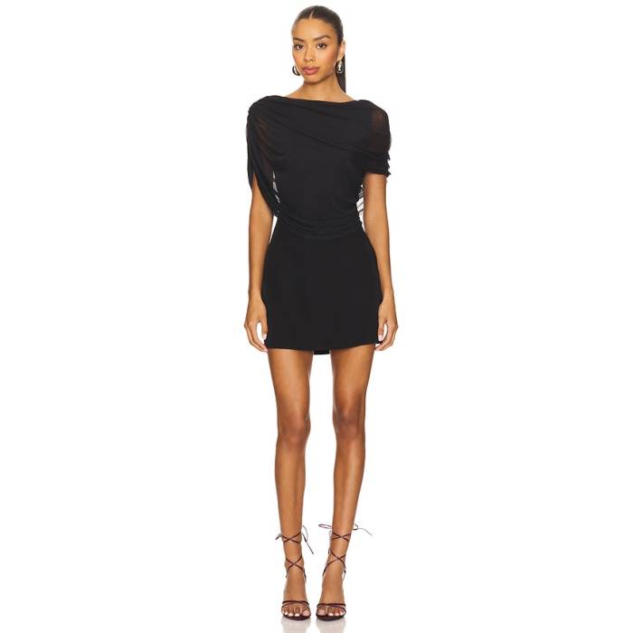 Superdown 【 Bailey Mini Dress Women Black 】 お召しもの レディース 黒いこと 黒いこと