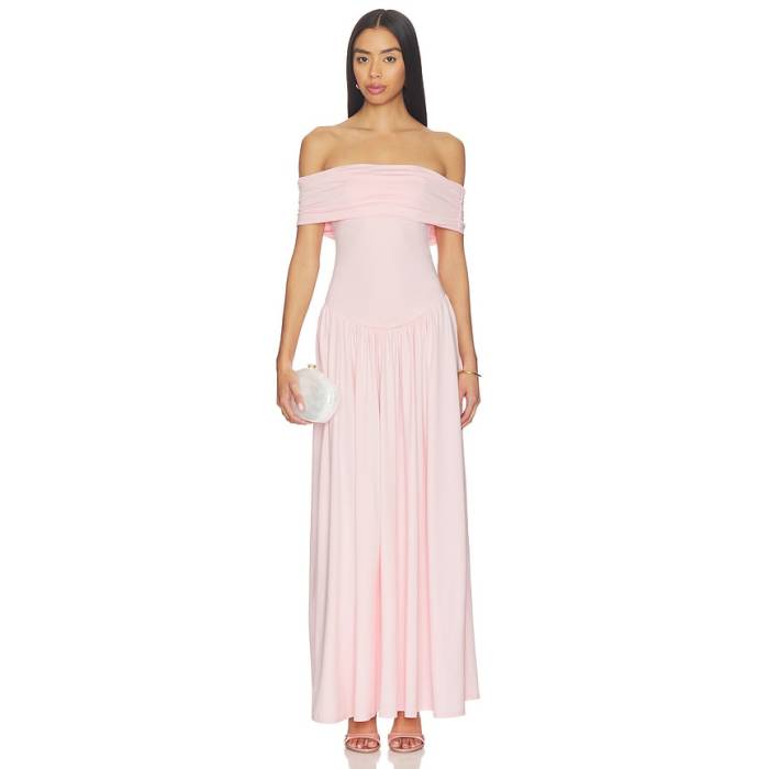 More To Come 【 Brielle Maxi Dress Women Baby Pink 】 お召しもの レディース pink サクラ色